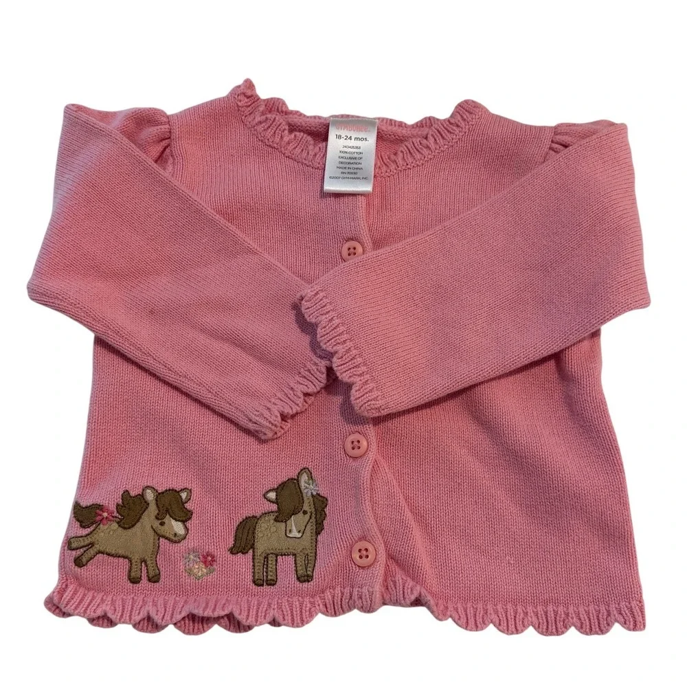 Gymboree pink knit